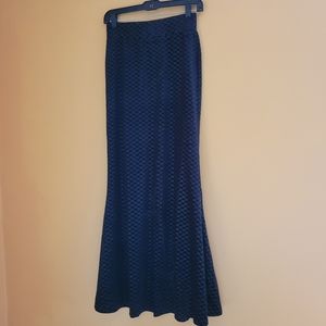 Killstar Velvet Fishtail Skirt